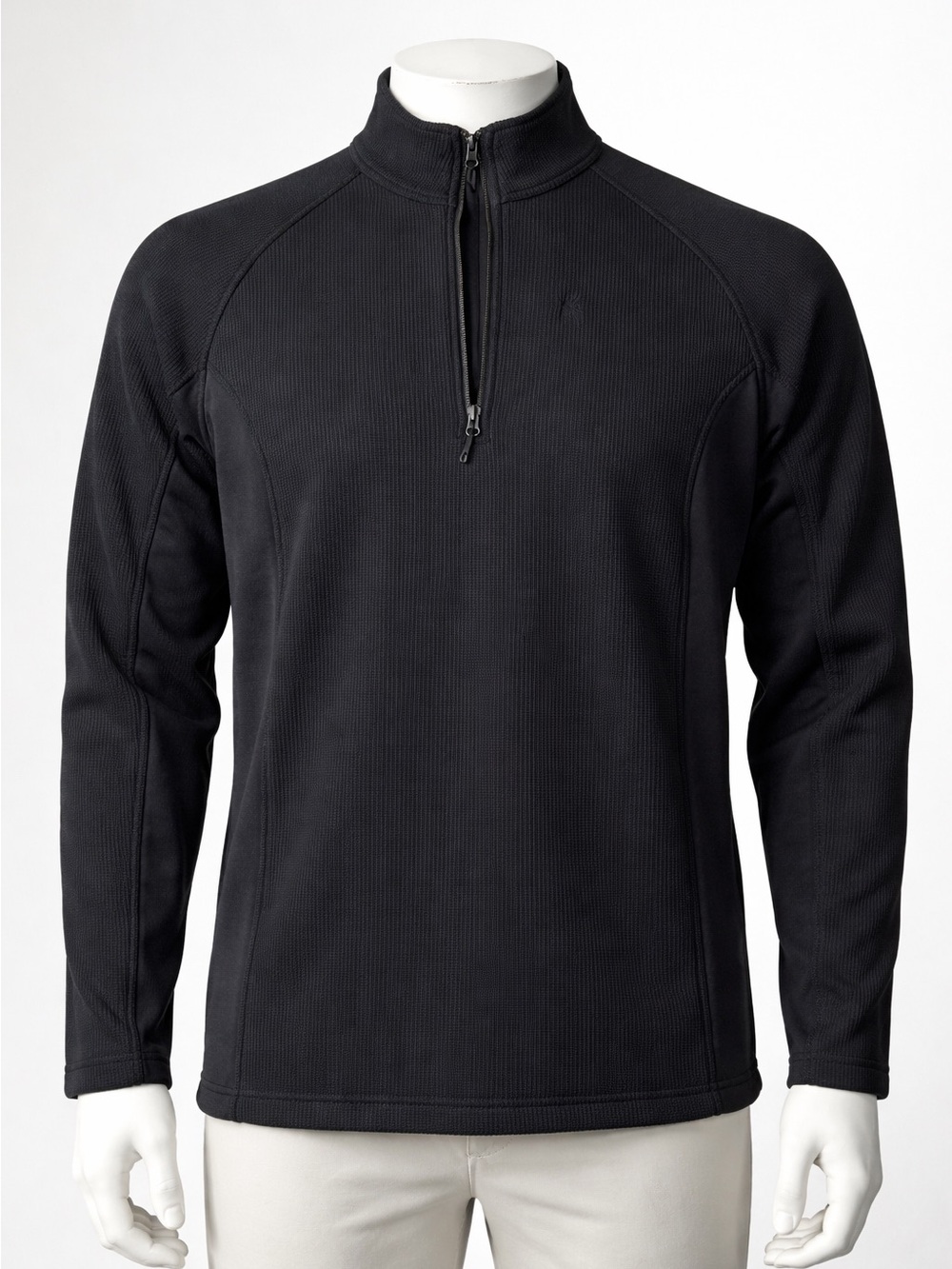 Spyder Men's Black Half-Zip Lightweight Jacket
